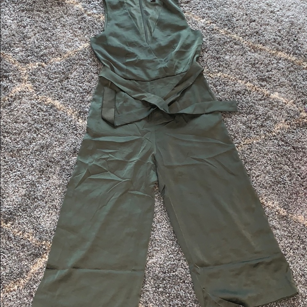 NWT Olive Green jumpsuit